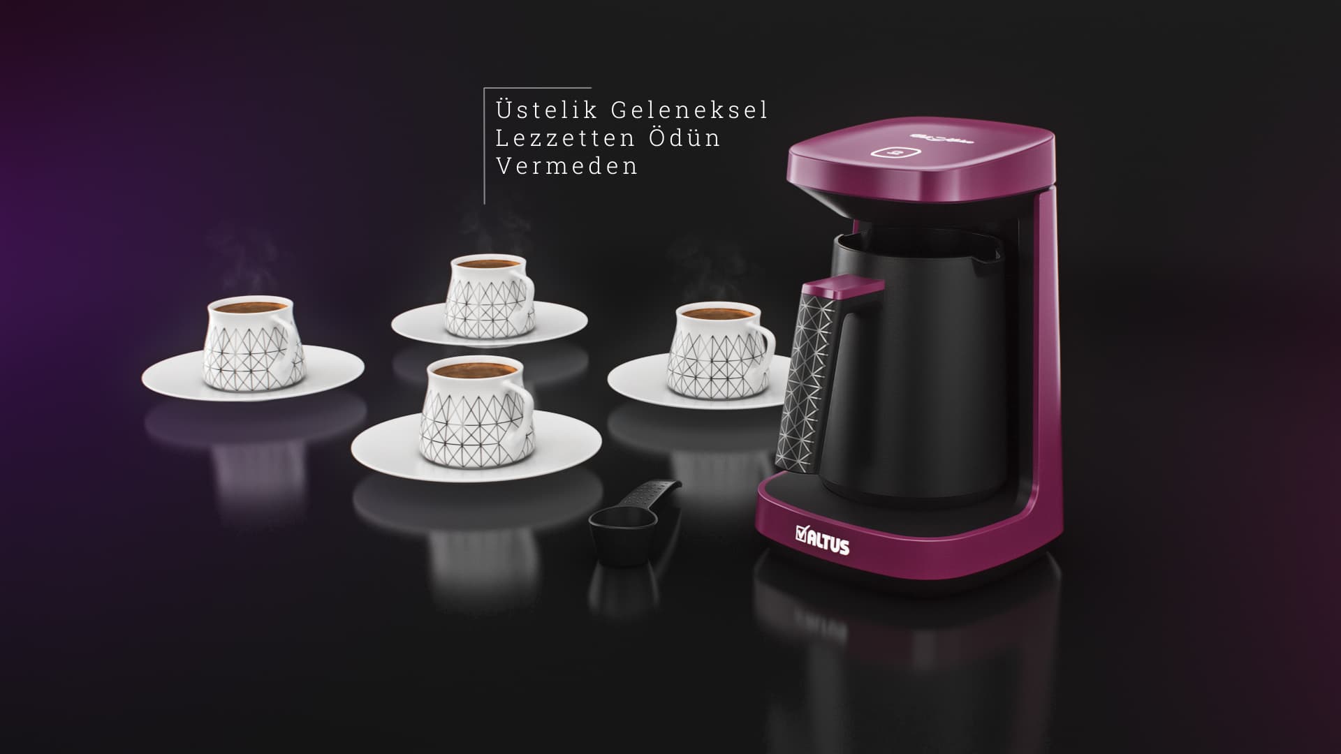 Altus Turkish Coffee visualization detail